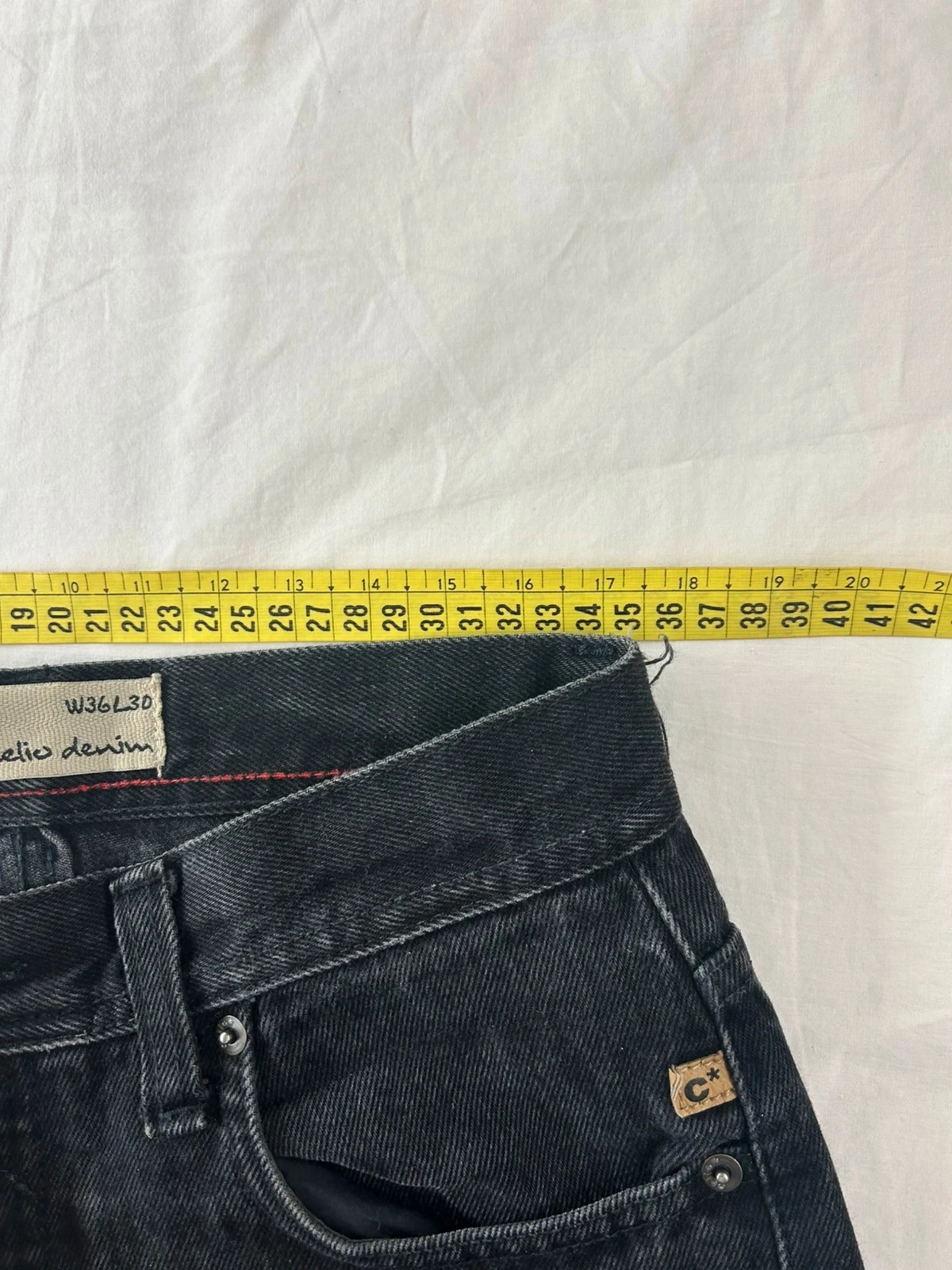 Jean negro Celio corte recto W36 L30 – photo 9